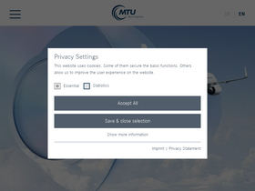 'mtu.de' screenshot