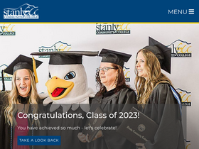 'stanly.edu' screenshot