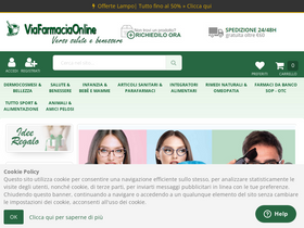 'viafarmaciaonline.it' screenshot