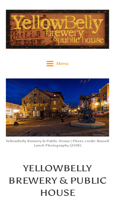 yellowbellybrewery.com