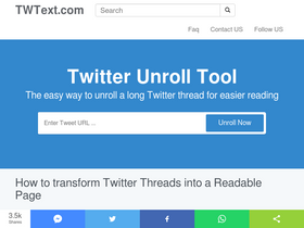 'twtext.com' screenshot