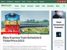 'bd-info.com' screenshot