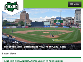 'ohsaa.org' screenshot