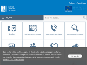 'sergas.gal' screenshot