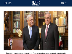 'luznoticias.mx' screenshot