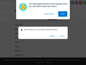 'urfahaber.com' screenshot