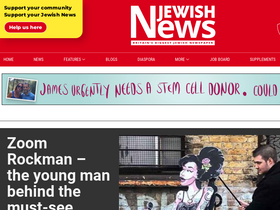 'jewishnews.co.uk' screenshot