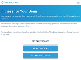 'neuronation.com' screenshot