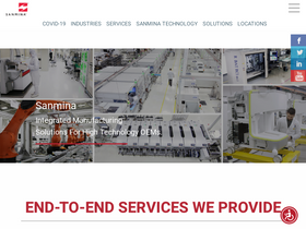 'sanmina.com' screenshot