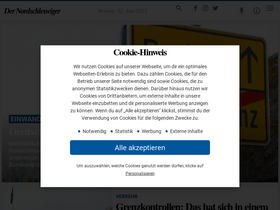 'nordschleswiger.dk' screenshot