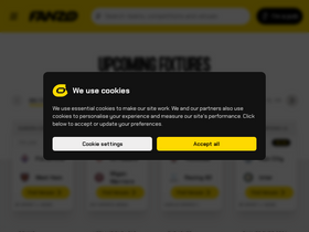 'fanzo.com' screenshot