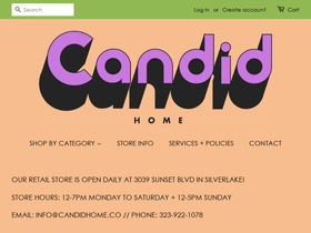 candidhome.co homepage screenshot
