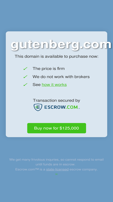 gutenberg.com
