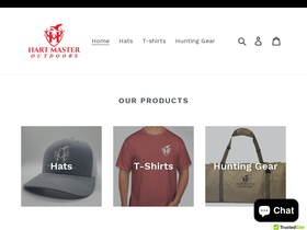 hartmasteroutdoors.com homepage screenshot