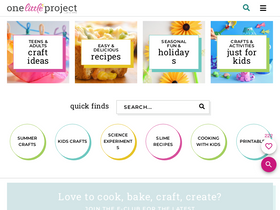'onelittleproject.com' screenshot