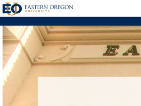 'eou.edu' screenshot