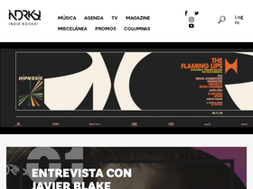 'indierocks.mx' screenshot