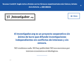 'elinvestigador.org' screenshot