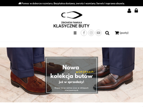 'klasycznebuty.pl' screenshot