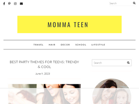'mommateen.com' screenshot