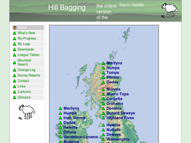 'hill-bagging.co.uk' screenshot