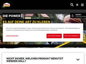 'pattex.de' screenshot