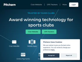 'pitchero.com' screenshot