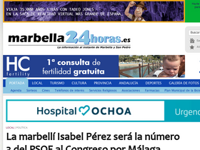 'marbella24horas.es' screenshot