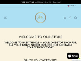 babythingss.com homepage screenshot