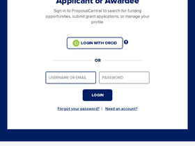 'proposalcentral.com' screenshot