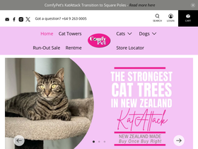 comfypet.co.nz homepage screenshot