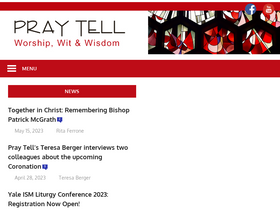 'praytellblog.com' screenshot