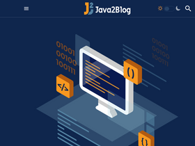 'java2blog.com' screenshot