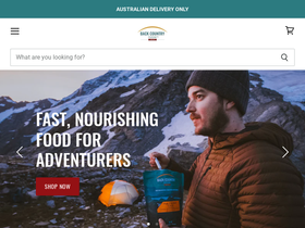 backcountrycuisine.com.au homepage screenshot