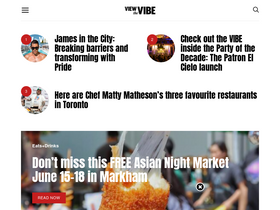 'viewthevibe.com' screenshot