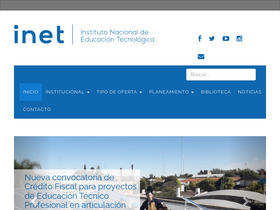 'inet.edu.ar' screenshot