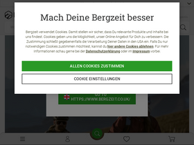 'bergzeit.de' screenshot