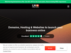 'blog.uk2.net' screenshot