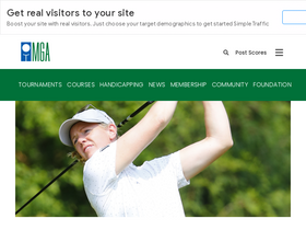 'mngolf.org' screenshot