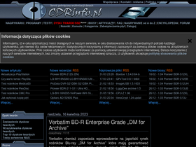 'cdrinfo.pl' screenshot