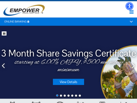 'empowerfcu.com' screenshot
