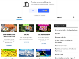 'museulinguaportuguesa.org.br' screenshot