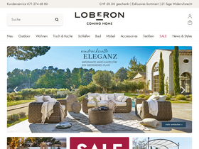 'loberon.ch' screenshot