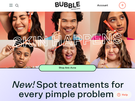 'hellobubble.com' screenshot