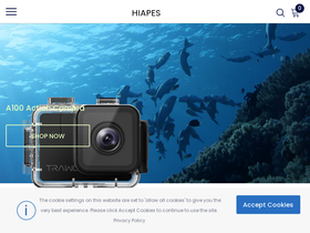 hiapes.com homepage screenshot