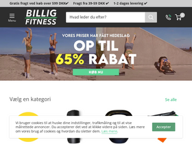 'billig-fitness.dk' screenshot