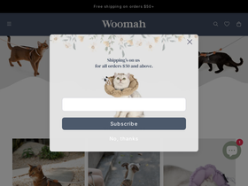 woomah.com homepage screenshot