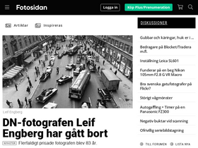 'fotosidan.se' screenshot
