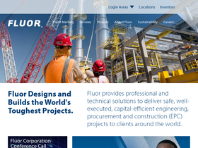 'fluor.com' screenshot