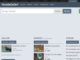 'hundegalleri.dk' screenshot